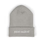 Fresh 'Til Death Embroidered Beanie — Tattoo Aftercare Brand Knit Hat
