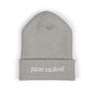 Fresh 'Til Death Embroidered Beanie — Tattoo Aftercare Brand Knit Hat