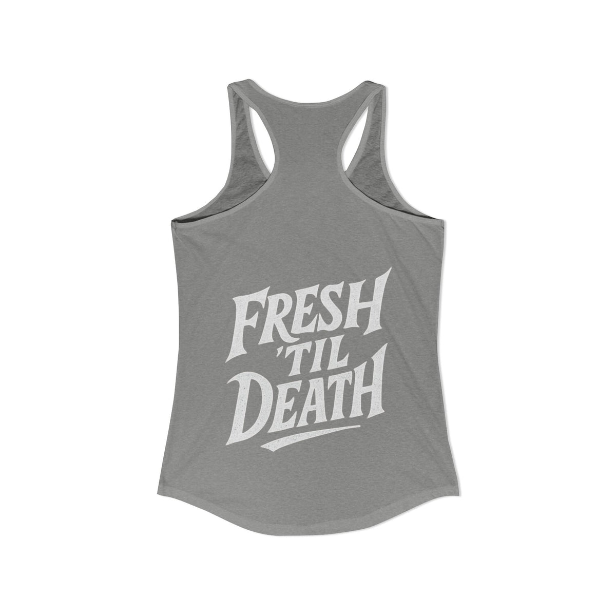 Rosy Vintage Racerback Tank — Strong Women Gym & Summer Top