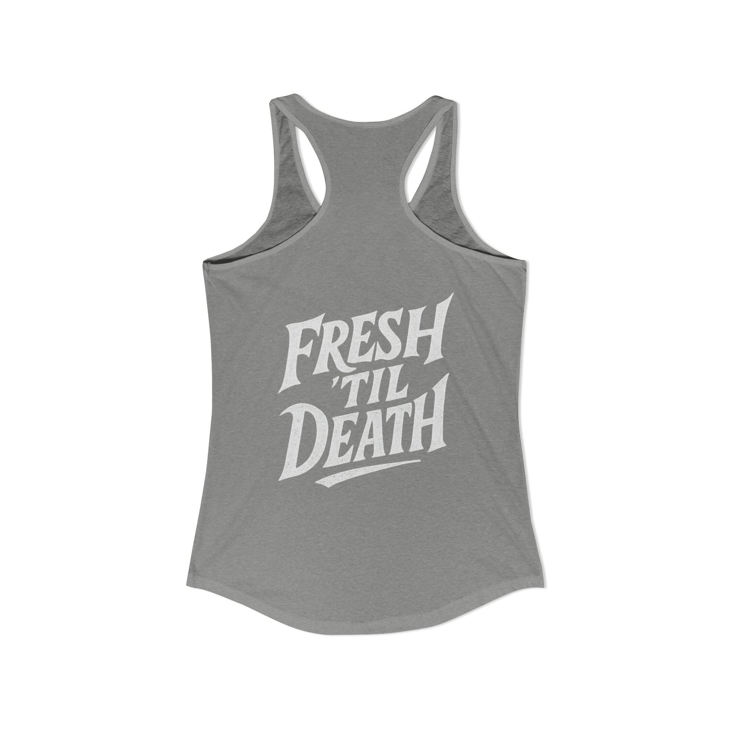 Rosy Vintage Racerback Tank — Strong Women Gym & Summer Top