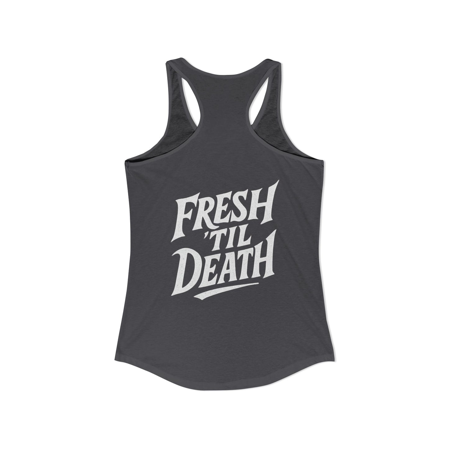 Rosy Vintage Racerback Tank — Strong Women Gym & Summer Top