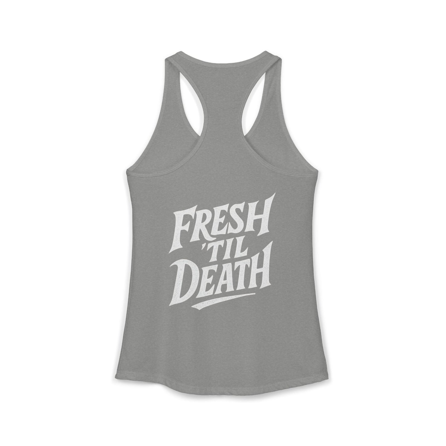 Rosy Vintage Racerback Tank — Strong Women Gym & Summer Top
