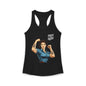 Rosy Vintage Racerback Tank — Strong Women Gym & Summer Top